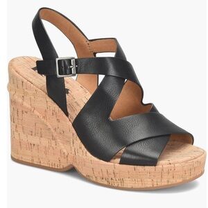 KORKS Brigitte Wedge Platform Sandals NIB